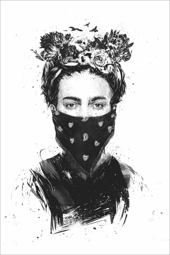 Juliste Rebel Frida Kahlo