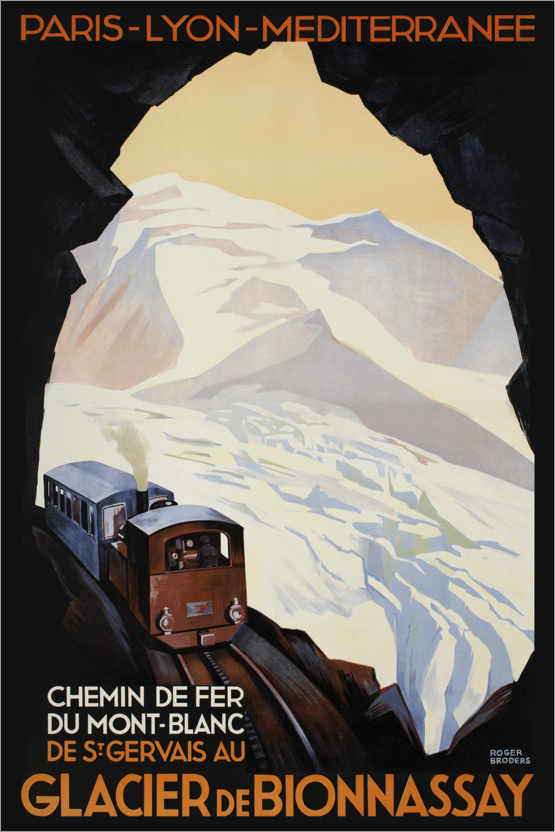 Juliste Mountain railway on Mont Blanc