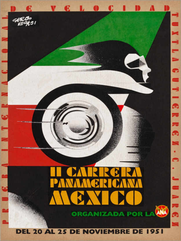 Juliste Il Carrera Panamericana Mexico