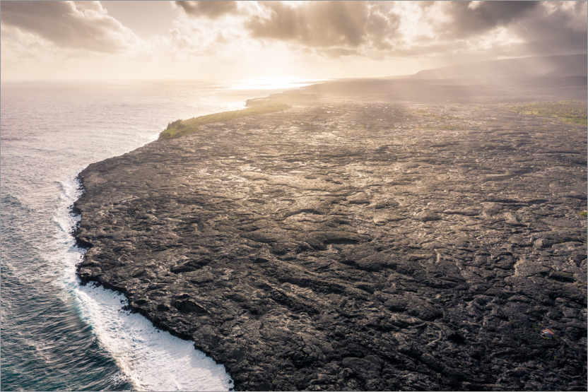 Juliste Lava field on Big Island, Hawaii
