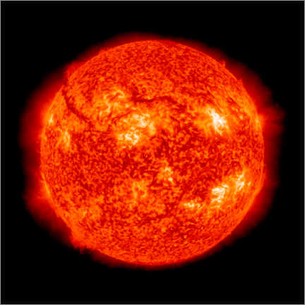 Puutaulu  Sun with corona - NASA