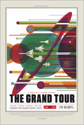 PVC-taulu  The Grand Tour (Space Travel) - NASA