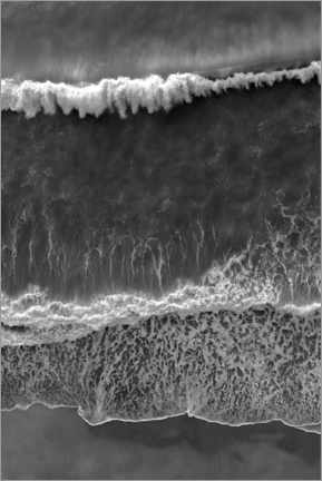 Alumiinitaulu  Waves in black and white - Studio Nahili