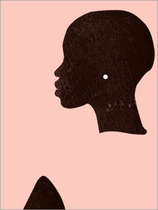 Akryylilasitaulu  Pink silhouette - Jennifer Paxton Parker