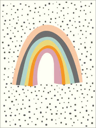 Canvas-taulu  Rainbow after the rain - Nicola Evans