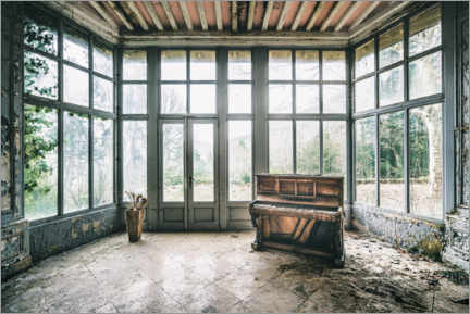 Juliste Abandoned piano
