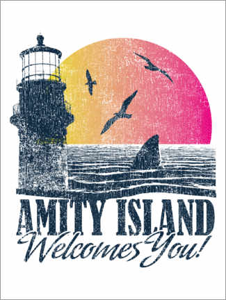 Juliste  Amity Island Welcomes You