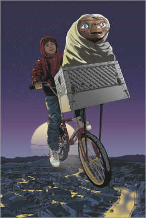 Canvas-taulu  E.T. - Lentävä pyörä