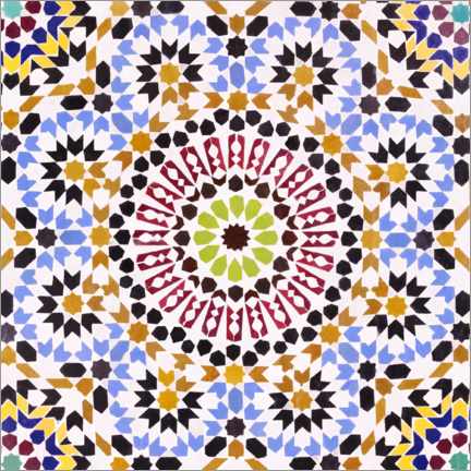 Akryylilasitaulu  Moroccan tiles - XYZ PICTURES