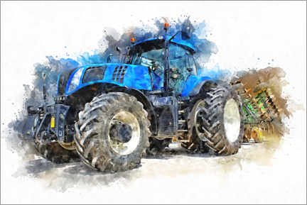 Canvas-taulu  Tractor IV - Peter Roder