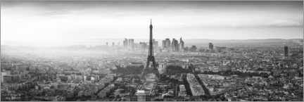 Akryylilasitaulu  Paris skyline panorama - Jan Christopher Becke