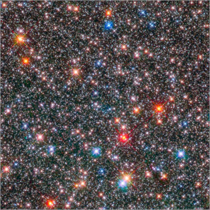 Akryylilasitaulu  Stars in bulge of Milky Way, Hubble image - NASA