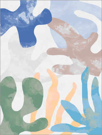 Galleriataulu  Matisse lake leaves - Ninola Design