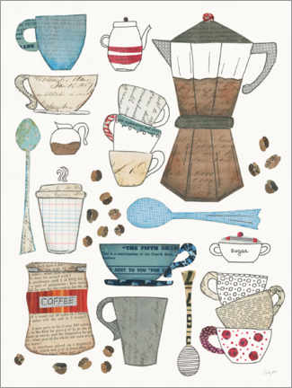 Juliste Coffee collage