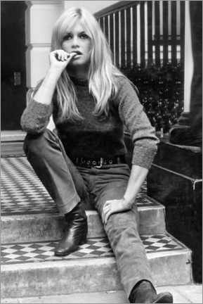 Canvas-taulu  Casual Brigitte Bardot