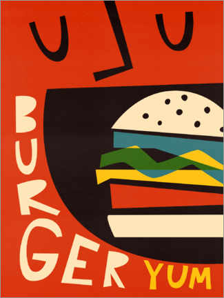 Juliste Yum Burger