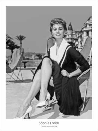 Juliste Sophia Loren, Cannes Festival, 1954