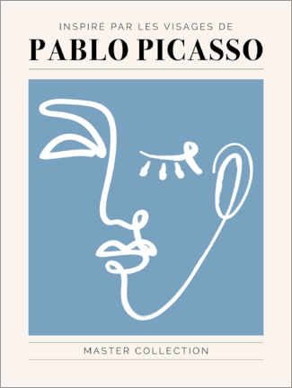 Juliste  Pablo Picasso - Visage I