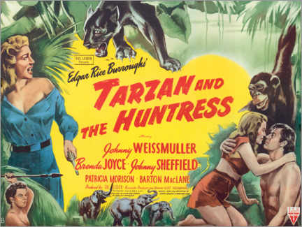 Juliste  Tarzan and the Huntress