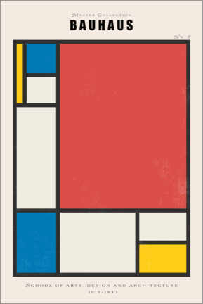 Akryylilasitaulu  Bauhaus Colours