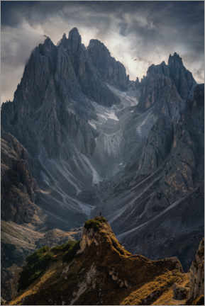 Akryylilasitaulu  Fantastic mountains of the Dolomites - Martin Podt