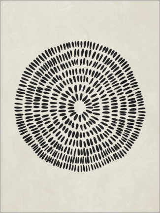 Akryylilasitaulu  Abstract circle - Olga Telnova