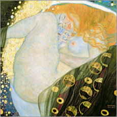 Akryylilasitaulu  Danae - Gustav Klimt