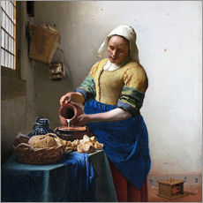 Galleriataulu  The Milkmaid - Jan Vermeer