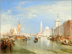 Sisustustarra  Venice, The Dogana and San Giorgio Maggiore - Joseph Mallord William Turner