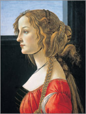 Canvas-taulu  Portrait of a Woman, 1476-1480 - Sandro Botticelli