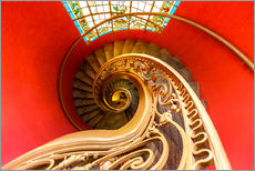 Galleriataulu  Spiral staircase in Brittany