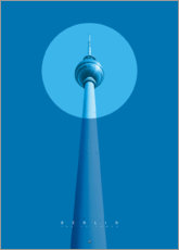 Juliste Berlin TV tower