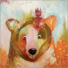 Canvas-taulu  Little bear king - Micki Wilde