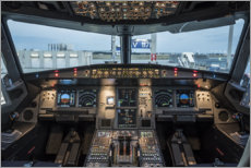 Akryylilasitaulu  Airbus A320 Cockpit - Ulrich Beinert