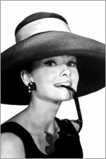 Juliste Audrey Hepburn kesällä