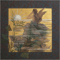 Canvas-taulu  Nymfi auringonnousussa - Alexandre de Riquer