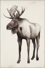 Canvas-taulu  Moose in the far north - Grace Popp