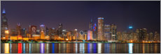 Canvas-taulu  Chicago skyline