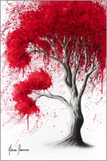 Juliste Scarlet autumn tree
