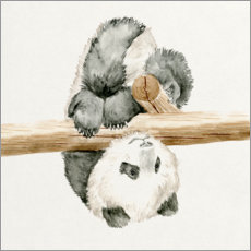 Canvas-taulu  Baby Panda II - Melissa Wang
