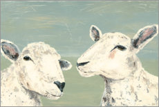 Canvas-taulu  Shy sheep - Jade Reynolds