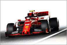 Canvas-taulu  Charles Leclerc, Ferrari SF90