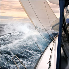 Sisustustarra  Sailing through the storm - Jan Schuler
