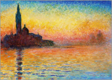 Alumiinitaulu  San Giorgio Maggiore - Claude Monet
