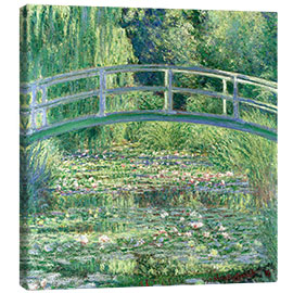 Canvas-taulu  Water Lilies and the Japanese Bridge - Claude Monet