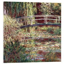 Akryylilasitaulu  Waterlily Pond: Pink Harmony - Claude Monet