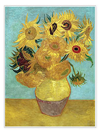 Juliste  Auringonkukkia - Vincent van Gogh