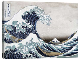 Canvas-taulu  Kanagawan suuri aalto - Katsushika Hokusai
