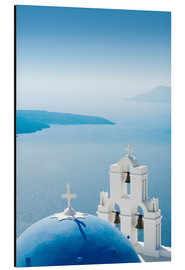Alumiinitaulu  Church Santorini Greece - Mayday74