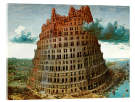 Akryylilasitaulu  The Tower of Babel - Pieter Brueghel d.Ä.